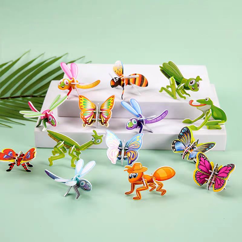 Puzzles en papier insectes 3D