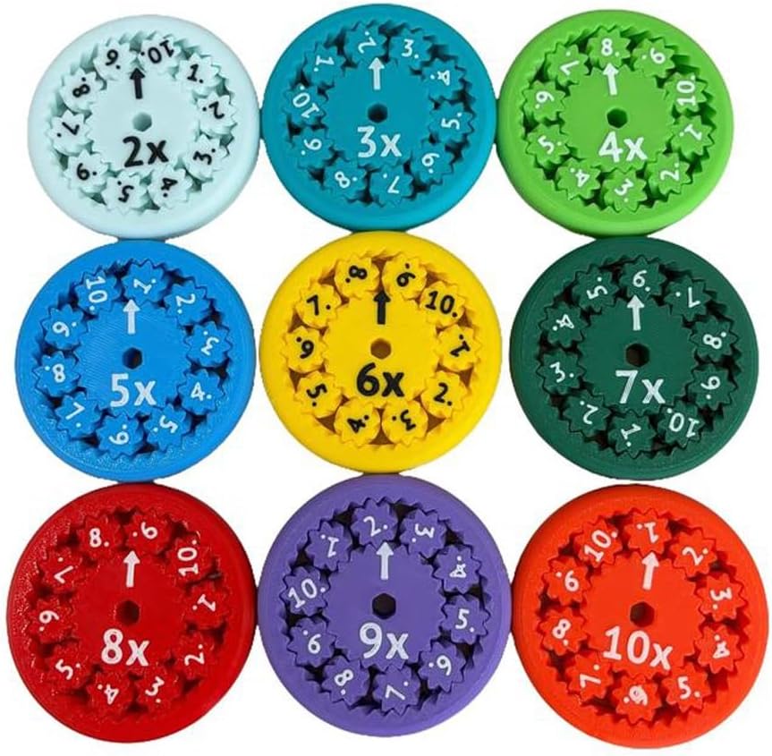 Jeu de correspondance de faits mathématiques Fidget Spinners