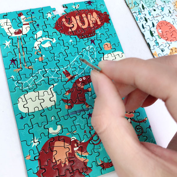 Puzzles en papier micro-jeu